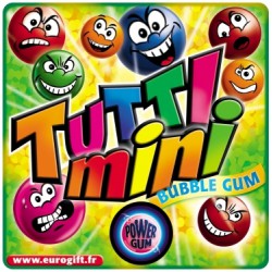 Assortiment de chewing-gum TUTTIMINI 13 mm